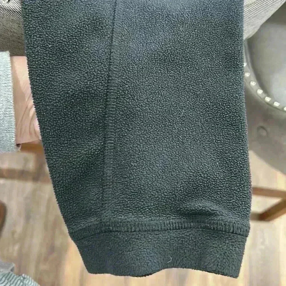 LL Bean Mens 1/4 Zip Pullover Sz Large Regular Black - Picture 4 of 5